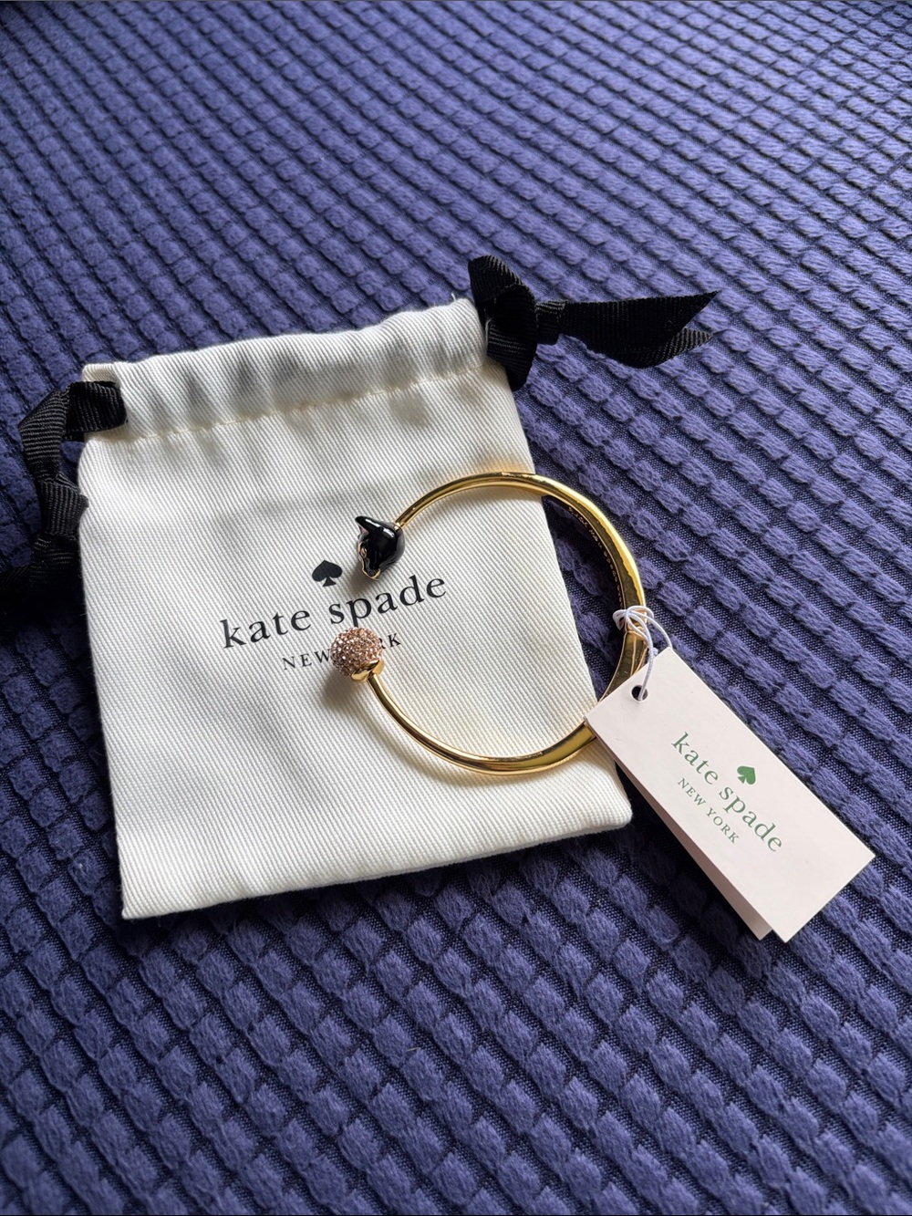 Kate Spade house cat bracelet